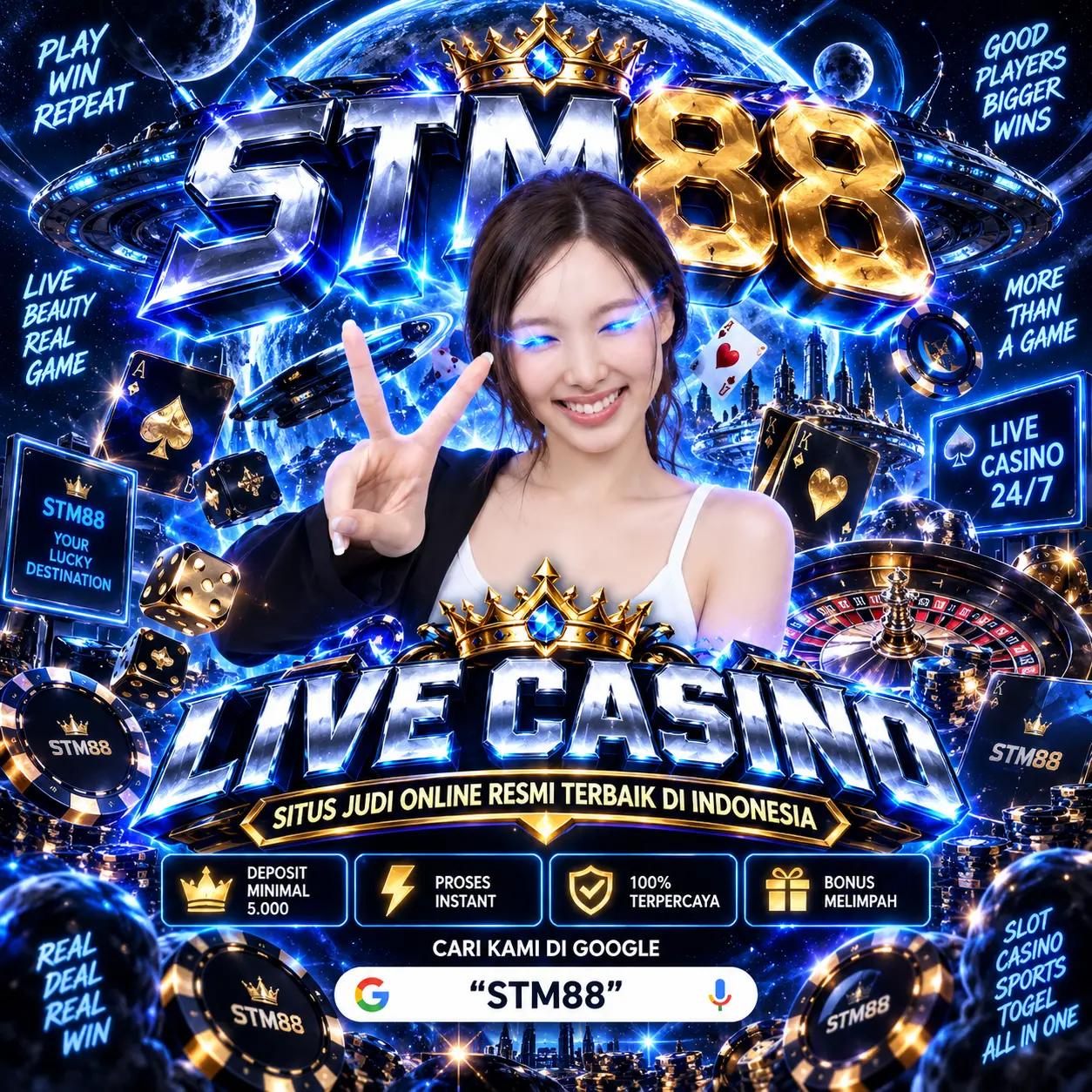 STM88 🏆 Live Casino Link Situs Bandar Judi Online Resmi Terbaik di Indonesia!